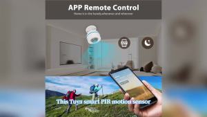 Tuya Matter Thread Smart PIR Motion Sensor Wireless Human Body Motion Infrared Detector Work With HomeKit Alexa Google Home