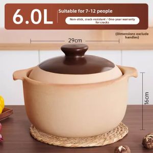 DEMING | Rice Cooking Clay Pot Heat Resistant