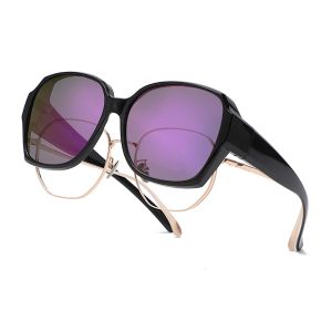 1PC Polarized Fit-Over Sunglasses Fishing Glasses Wraparound Square Sunglasses for Men and Women