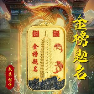 Keychain Pendant Backpack Golden Fish Leaping over the Dragon Gate Must Pass Exam Lucky Charm