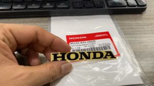 Tem honda bửng xe vision màu đen 85mm (86103K44V00ZE)