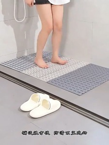 Bath Tub Shower Mat Non Slip Bathtub Mat for Bathroom Shower Floor Mat with Drain Holes and Suction Cups