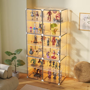 Lego Hand-Made Display Cabinet Transparent Building Blocks Toy Shelf Model Small Ornaments Dustproof Shelf Blind Box Storage Box