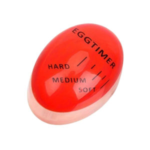 ตัวตั้งเวลาต้มไข่ลายการ์ตูน ตัวตั้งเวลาต้มไข่ไก่ เปลี่ยนสีตามความร้อน สำหรับไข่ต้มสุก ไข่ต้มนิ่ม อุปกรณ์ครัวสำหรับใช้ในบ้าน