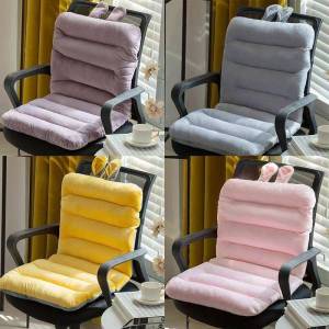 Ergonomic Long-term Use Seat Cushion with Integrated Back Support