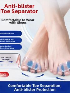 Bunion Corrector Toe Separator Silicone Wearable in Shoes