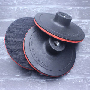 Angle grinder 3-inch polishing disc flocking sandpaper suction cup water grinding disc tray self-adhesive disc polishing machine gasket thread polishing