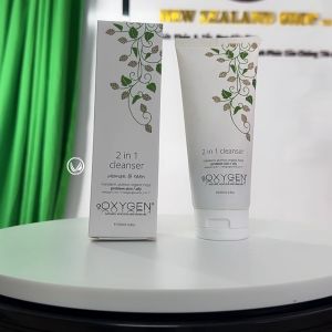 Sữa rửa mặt cho da dầu mụn da nhạy cảm OXYGEN 2 in 1 Cleanser 200ml