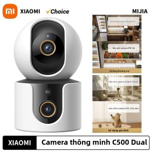 Camera Thông Minh Xiaomi C500 Hai Ống Kính 4MP An Ninh Phát Hiện AI Tầm Nhìn Ban Đêm Màu Sắc Đầy Đủ WiFi 6 Điều Khiển Qua Ứng Dụng Mi Home