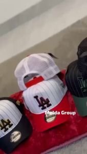 Topi Baseball Sulaman Salur LA Korean Style Fhasion Distro Pria Wanita