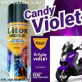 Pilok Pilox Pylox Diton Premium Candy Tone Ungu Violet 9310 Cat Semprot Candy Ungu Violet Cat Warna Transparan 400 Ml cc Tahan Bensin. 