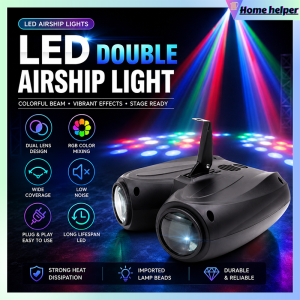 RGB LED double head airship Moon flower light Home entertainment DJ/Disco/KTV/Party party Disco light