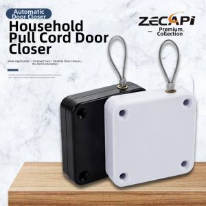 Drill-Free Rope Silent Buffer Easy Automatic Door Closer