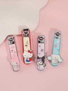 Cute Cartoon Sanrio Nail Clipper Stainless Steel Nails Cutter Manicure Pedicure Pemotong Kuku Kartun Mini Comel 三丽鸥可爱指甲钳