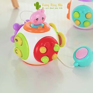 Cục Bận Rộn Busy Cube Cho Bé - Đồ Chơi Bận Rộn Cho Bé Xương Rồng Nhỏ
