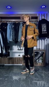 JAKET SEMI PARKA PRIA MOTIF BAND SLIPKNOT COCOK UNTUK KALIAN YG PENGEN TAMPIL ENGGA PAKE RIBET