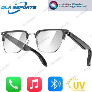 Smart Anti-Blue Light Smart Glasses Bluetooth Call AI voice assistant Remote Control Camera Music Play UV Protection Sunglasses
