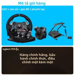 Logitech | Vô Lăng Chơi Game Hỗ Trợ Phản Hồi Lực 900 Độ Cân Sức Phanh Tay Drift