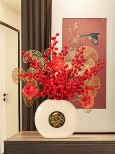 New Year Housewarming Decorations Ceramic Modern Simplicity Living Room Entrance Tabletop Decorations Moving in Ceremony Supplies