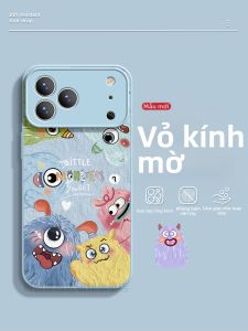 CIJING | Vỏ Bảo Vệ Chống Sốc Cho iPhone Nhiều Mẫu Mã Kính Mờ Hình Cartoon