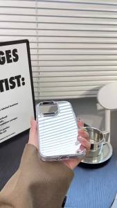 AKABEILA Case เคสโทรศัพท์ปุ่มเคลือบกระจก  TUP iPhone 11 12 13 14 15 Pro Max X XR XS Max เคสโทรศัพท์มือถือแบบกระจก