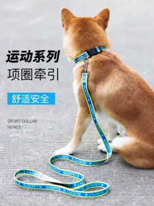 Dog Leash Set Golden Retriever Large Dog Neck Circle Cat Collar Medium Small Dog Pulling Rope Harness Labrador Retriever