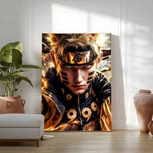 Naruto Anime Poster Minato Yellow Flash HD Canvas Wall Art Waterproof Print For Bedroom Living Room Decor Gift