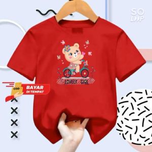 Baju Anak Laki-Laki Usia 1-12 Tahun Lengan Pendek Lovely Girl