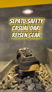 REISEN GEAR - KONG | sepatu safety sport ujung besi anti paku sepatu kerja sepatu touring sepatu PDH