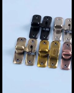 Khóa cửa trượt lùa xoay bằng hợp kim dày dặn lắp được cả 90 và 180 độ