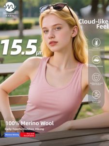 Menyanull | Sports & Inner Wear Merino Wool U-neck Bra Top