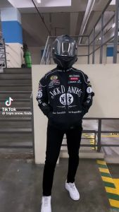 Áo Khoác Đua F1 Thêu Áo khoác dài tay đua xe Jacket Áo Khoác Phong Cách Đua Xe Thời Trang Áo Khoác Jackdaniels Vải Kaki Lớp