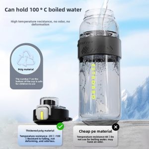 gumahus | Insulated Durable Portable Water Bottle with Straw High Capacity