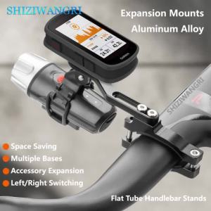 SHIZIWANGRI | Giá Đỡ Mở Rộng Máy Tính Xe Đạp Đường Trường Cho Garmin Gopro Giá Đỡ Đồng Hồ Tốc Độ Xe Đạp Phụ Kiện Xe Đạp Hợp Kim