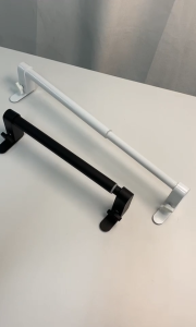 ✳️TSG65✳️ Adjustable Punch-free Towel Rack Cabinet Door Towel Hanger Towel Rod Holder Rag Hanger Towel Bar Towel Rack / Expandable Cabinet Door Towel Rack / Retractable Cabinet Door Towel Rack / Towel Hook / Kitchen Towel Holder / Kitchen Towel Rack