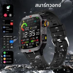 สมาร์ทวอทช์ปี 2025 นาฬิกาอัจฉริยะ GPS รุ่นใหม่สำหรับผู้ชาย หน้าจอ HD 1.71 นิ้ว GPS และโทรออก/รับสายได้ แบตเตอรี่ 340mAh สมาร์ทแบนด์