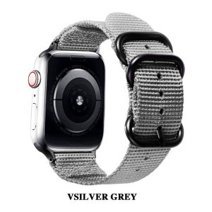 สายสายนาฬิกาข้อมือไนลอนสำหรับเล่นกีฬาเปียถักไนล่อนขนาด41มม. 45มม. สายรัด42มม. 44มม. 38มม. 40มม. สำหรับ IWatch แอปเปิลซีรี่ส์สายนาฬิกาอัจฉริยะอุปกรณ์อุปกรณ์สายรัด