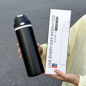 1pc Sports Cycling Water Bottle 750ML Large Capacity Dual-Drinking Sports Water Bottle Outdoor Portable Water Bottle