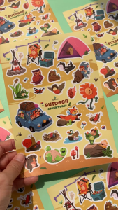Wizard Within | Outdoor Adventures A5 Sticker | Cute Animal & Nature Stickers for Kids | 儿童可爱动物贴纸