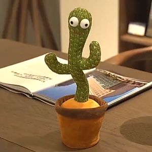 [In stock] Dancing cactus plush toy Dancing toy song plush dancing cactus early childhood education dancing toy song gift Children Day gift