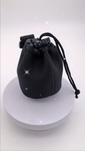 Camera Lens Bag Waterproof Storage Bag Pull Rope Liner Rotary Clamp Portable Mount