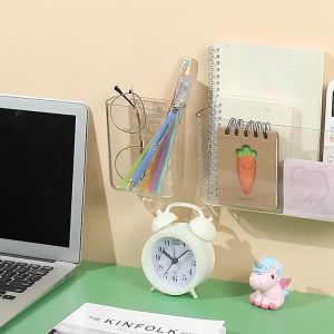 Non Punching Storage Rack Wall Hanging Storage Box Bedhead Phone Storage Box