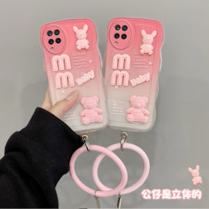 Applicable to Samsung A12 4G Foreign Edition Phone Case Cute Trendy Female Galaxy A12 Stylish Creative SX A12 Japanese and Korean Funny Samsung Minimalist Stereo Doll A12 Protective Case Ins