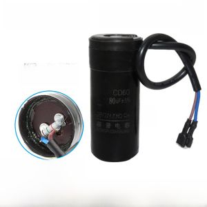 Original Equipment Manufacturer Icebox Compressor Start Capacitor 330V CD60 47uF 64uF 75uF 80uF Domestic Production