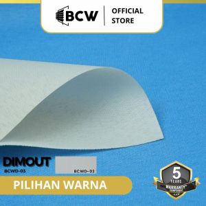 Bcw Rollblind Non headrail Dimout COD - Gorden Rollblind Gaya Korea - Block Cahaya - Bahan Awet - Mudah Dibersihkan