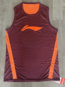 เสื้อกั๊กสปอร์ตระบายอากาศได้ดีสำหรับผู้ชาย Li Ning แห้งเร็ว 2 ด้าน สำหรับเล่นบาสเก็ตบอล วิ่ง ออกกำลังกาย ฤดูร้อน ไซส์ใหญ่