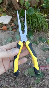 Kìm Mỏ Nhọn BOSI TOOLS 160mm (6 inch) Cán Vàng - Kìm Sửa Chữa Kẹp Gắp Chính Xác