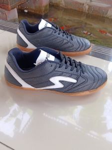 SEPATU FUTSAL SPECS KULIT TERBARU/Sol jahitan Muter hitam putih