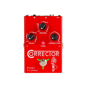 Mooer | FLAMMA FV01 Vocal Effects Processor: Pitch Correction with Delay & Reverb – Compact Stompbox Compatible with Microphone Amplifi