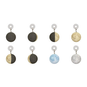 MOYINGXIONG | Lunar Phase Glowing 3D Pendant
